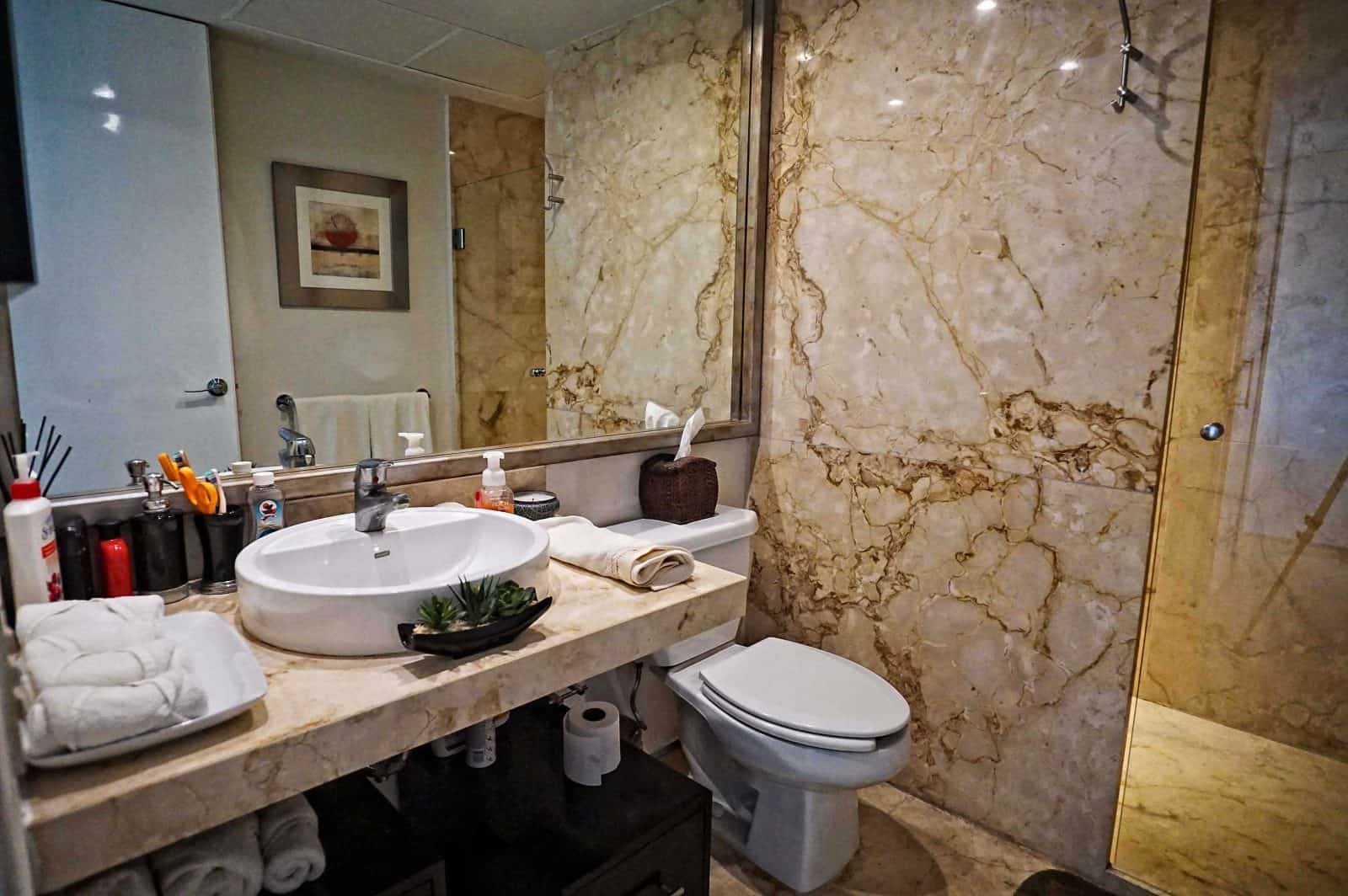 Magia penthouse ensuite bathrooms