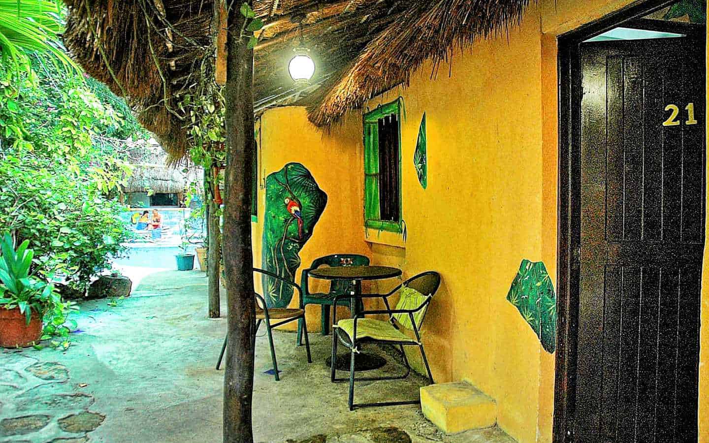 Hotel Casa Tucan wall murals everywhere