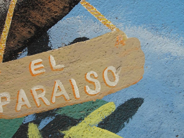 Hotel Casa Tucan wall murals are everywhere