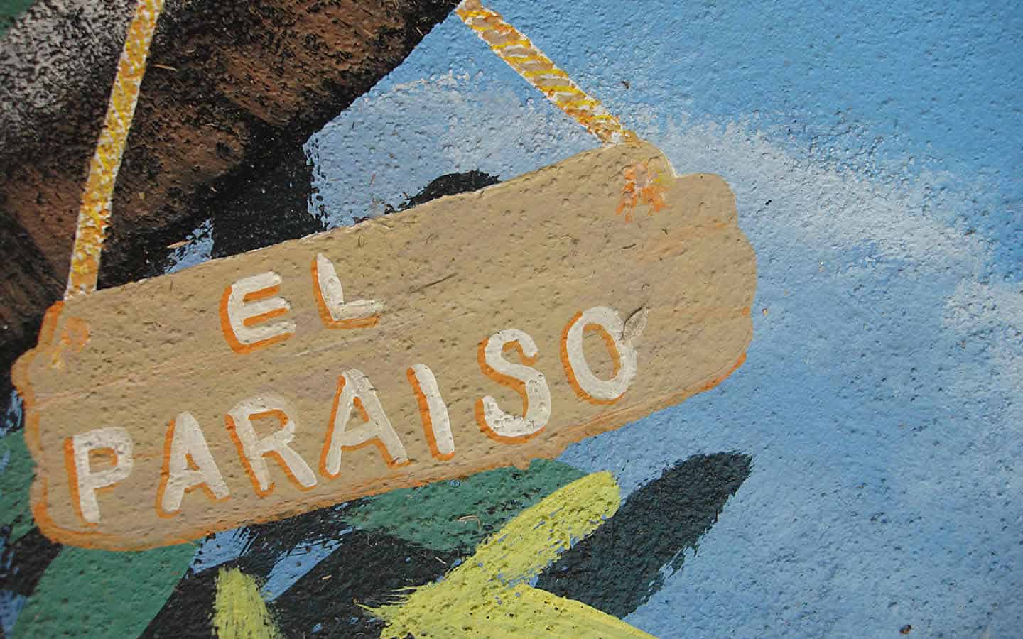Hotel Casa Tucan wall murals are everywhere
