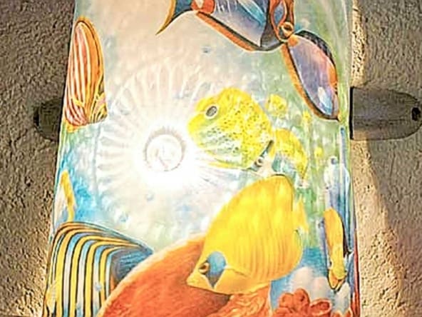 Hotel Casa Tucan wall murals are everywhere