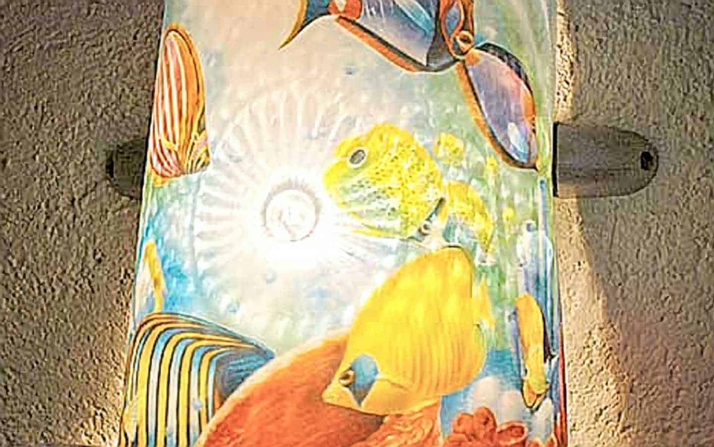 Hotel Casa Tucan wall murals are everywhere