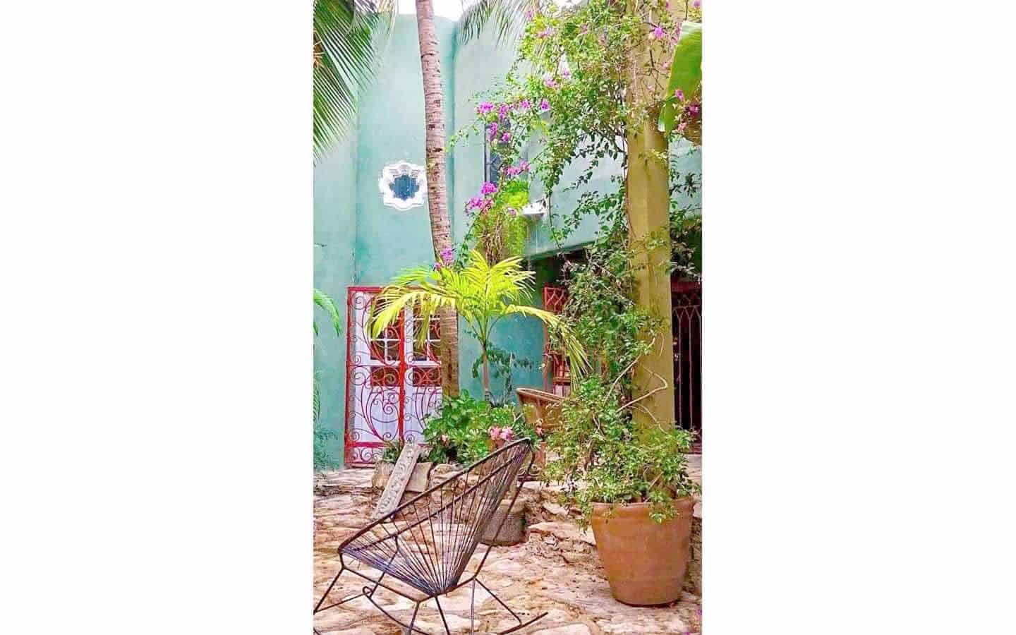Garden tranquility and color