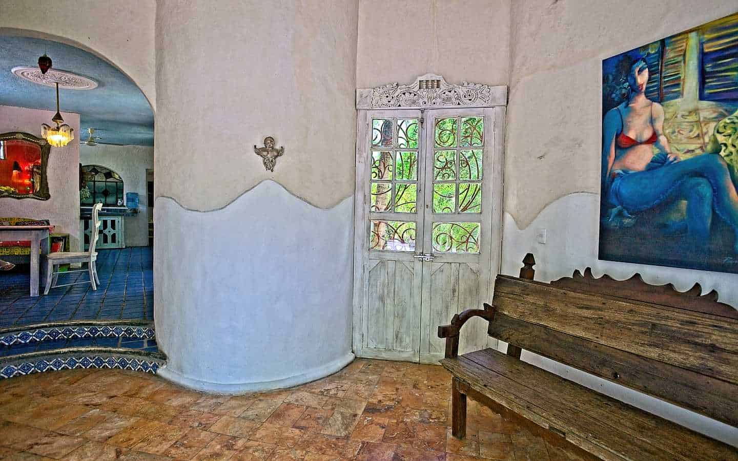The entry hall