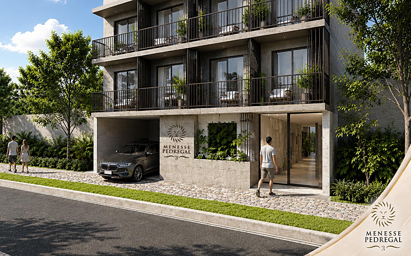 New condos. Economic. Location attractive, yet not in the middle of tourism!
