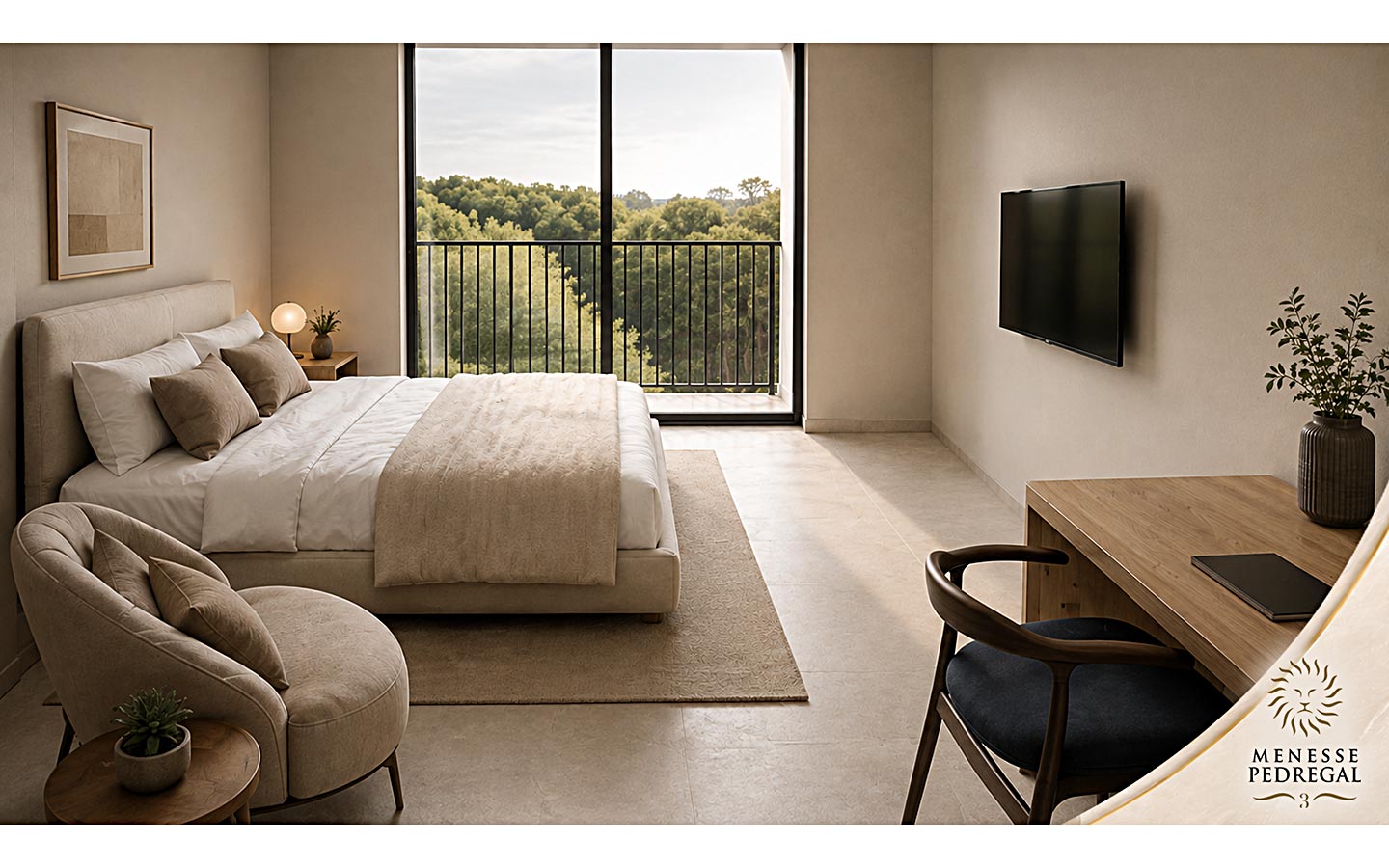New condos. Economic. Location attractive, yet not in the middle of tourism!